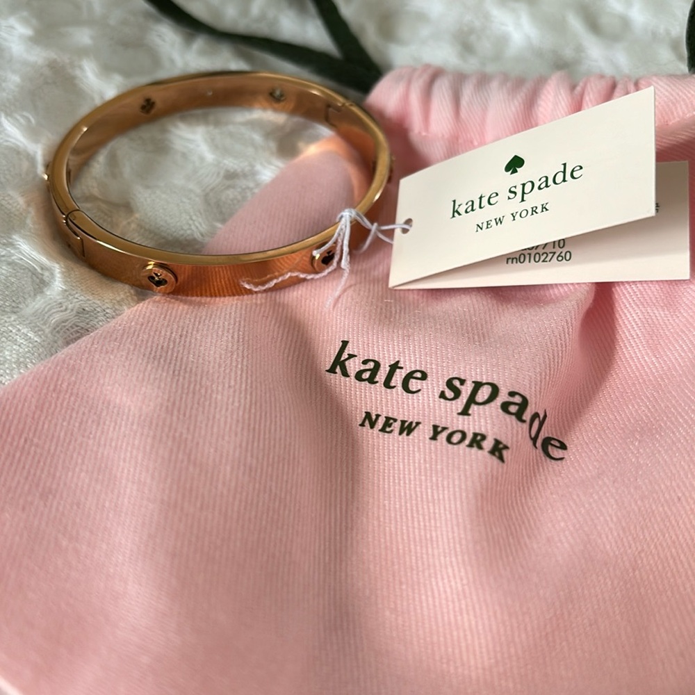 NWT Kate Spade rose gold bracelet